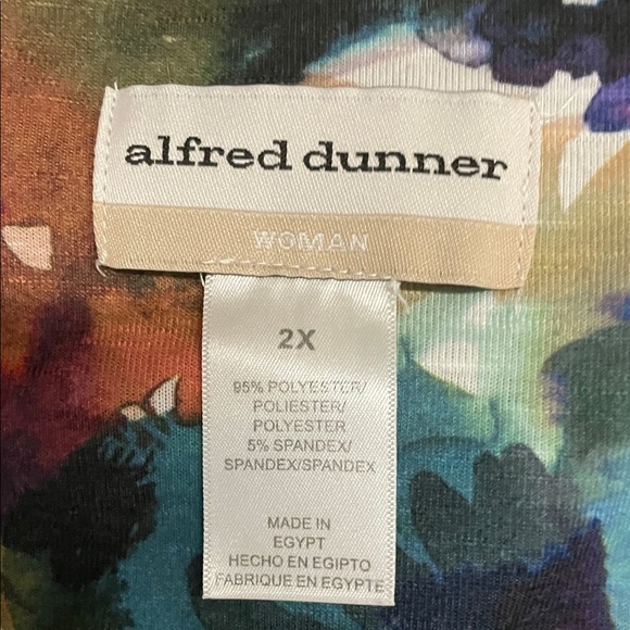 NWOT Alfred Dunner Women's Floral Blouse - Multicolor - Picture 2 of 6